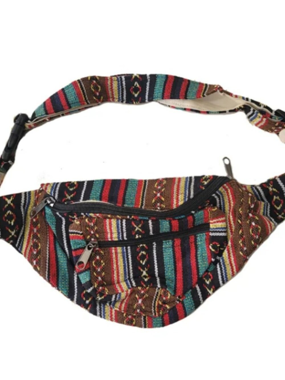 HANDWOVEN COTTON HEMP BELT BAG FANNY PACK COLORFUL NEW